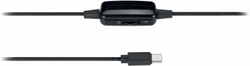 Casti Kensington EQ On-Ear, reglabile, microfon cu anulare sunet inclus, cu fir de 200 cm, conexiune cablu USB-C, negru